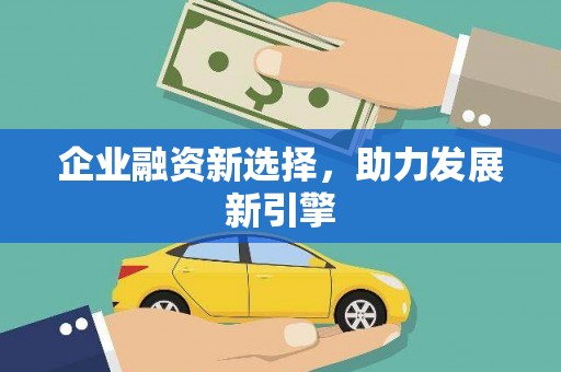 茄子河企业融资新选择，助力发展新引擎