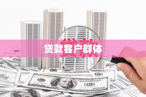 茄子河贷款客户群体