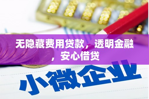 茄子河无隐藏费用贷款，透明金融，安心借贷