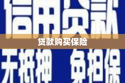 茄子河贷款购买保险