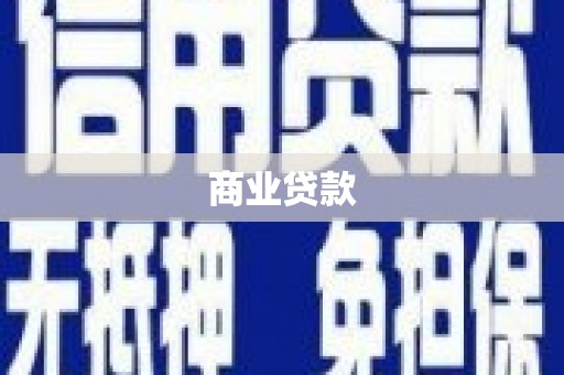 茄子河商业贷款