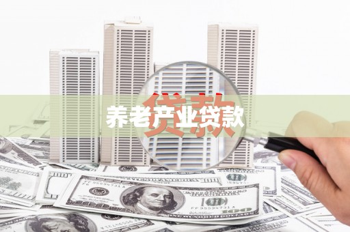 茄子河养老产业贷款