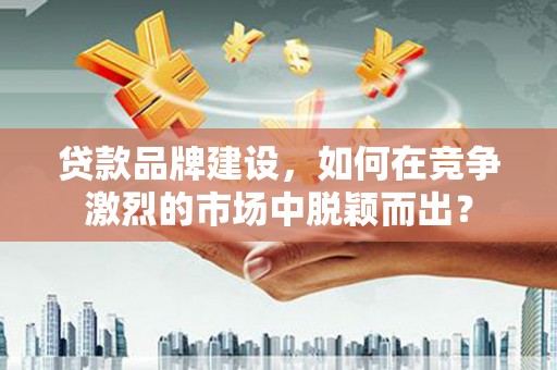 茄子河贷款品牌建设，如何在竞争激烈的市场中脱颖而出？