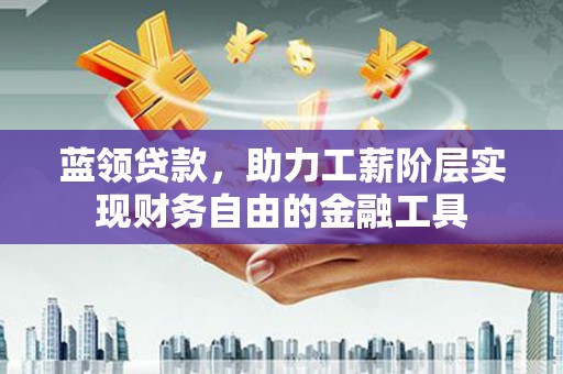 茄子河蓝领贷款，助力工薪阶层实现财务自由的金融工具